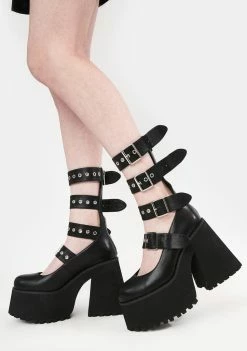 The Grave Girls Gloom Worthy Platform Mary Janes